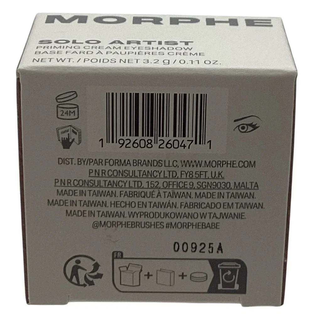 Morphe Solo Artist Priming Cream Eyeshadow, Setlist  (NWT)